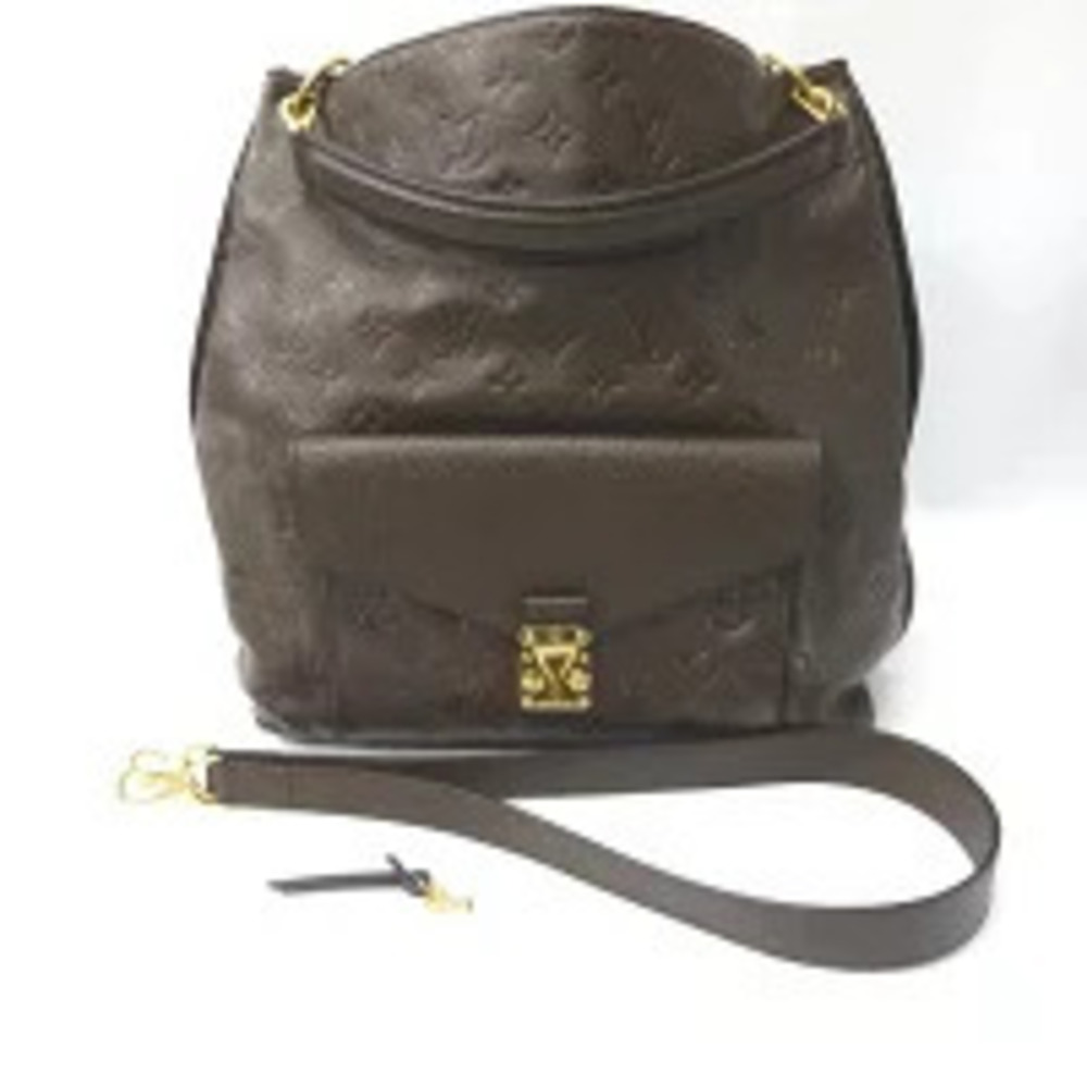 Louis Vuitton Shoulder Bag Monogram Empreinte Metis Terre